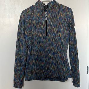 Multicolored NikePro Hyperwarm Quarterzip